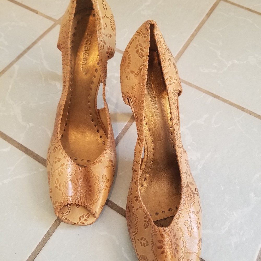 Tan BCBGirls heels